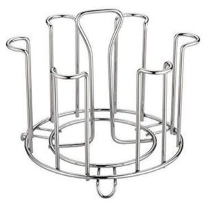 Stainless Steel Glass Stand for 6 Glasses
