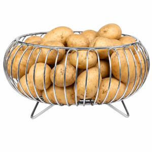 Stainless Steel Fruit Basket Bowl